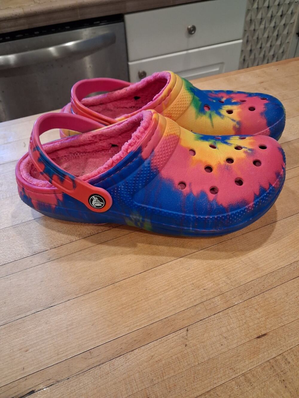 Crocs Lined Tie Dye clog